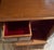 American Large Vintage Jewelry Box Armoire Chest 16" Wood 2 Floral Rose Etched Glass Doors 5 Drawers Red Velvet Mirror Hooks Cottage Core For Sale - Image 3 of 10