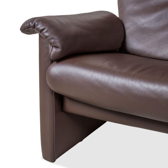 Two-Seater Leather Sofa from Erpo Milano For Sale - Image 5 of 11