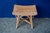 Bohemian Ottoman Side Table in Rattan and Woven Wicker, 1970s For Sale - Image 4 of 8