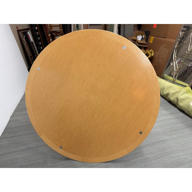 Japanese Postmodern Hasu Dining Table For Sale - Image 3 of 12