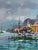 Oil Painting Pier in Front of the City Yuriy Suprunchuk For Sale - Image 4 of 11