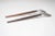 Vintage Japanese Modernist Rosewood and Stainless Steel Salad Tongs/Serving Utensils For Sale - Image 4 of 11