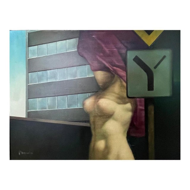 Erwin Mackowiak, Nude, Oil on Canvas, 1975 For Sale - Image 12 of 12
