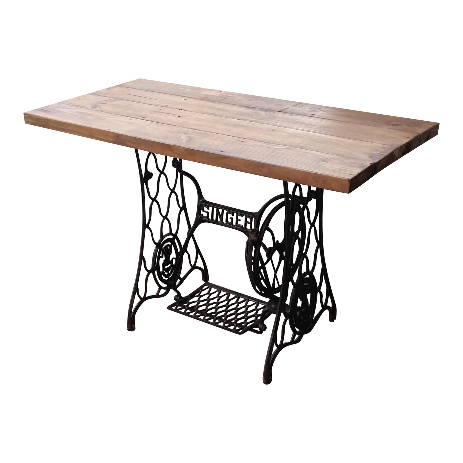 Singer Sewing Machine Table / Industrial Desk Chairish