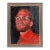 Stanislaw Zagorski Malcolm X Acrylic on Canvas For Sale