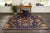 Textile Ibiza Navy Hand Tufted Area Rug 8' X 10' For Sale - Image 7 of 8
