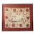 Antique Folk Art Cat Silk Embroidery in Frame For Sale