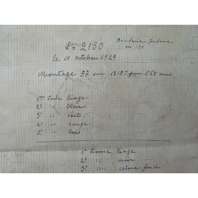 Antique French Textile Design For Sale - Image 9 of 9
