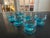 Blue Blue Crystal Glasses from Cristalleries Lorraines, 1970s, Set of 6 For Sale - Image 8 of 8