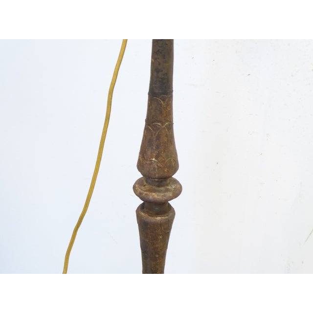 18th Century Continental Iron Floor Lamp For Sale - Image 4 of 5