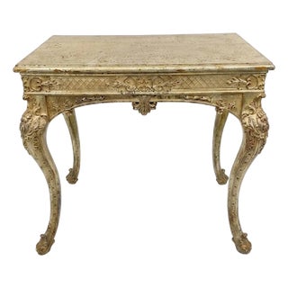1960s Turner MFG Co Gilt Center Table Curated by Turtle and Crane - Maison Jansen Style For Sale