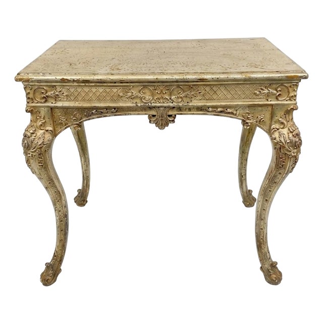 1960s Turner MFG Co Gilt Center Table Curated by Turtle and Crane - Maison Jansen Style For Sale