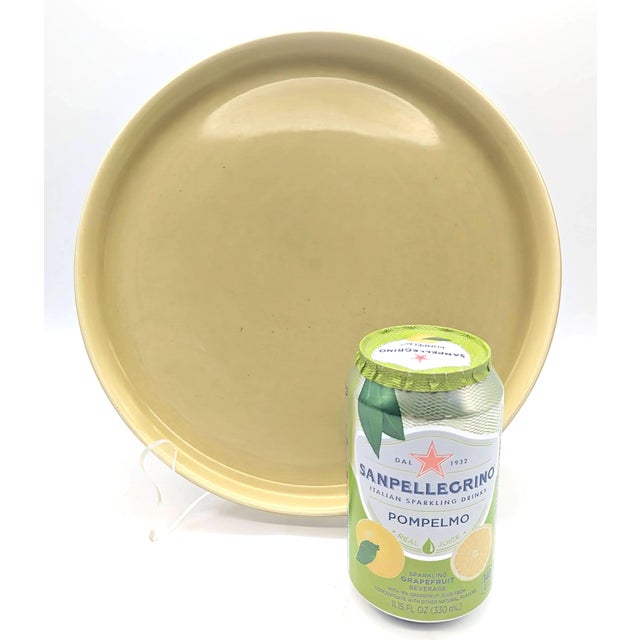 Ceramic Mid 20th Century Steubenville "American Classic Chartreuse" Dinner Plates by Russell Wright, Set of 9 For Sale - Image 7 of 11