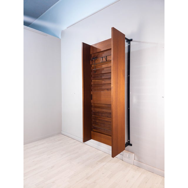 Mid-Century Modern Mid-Century Italian Suspended Tilting Wardrobe, 1960s For Sale - Image 3 of 18