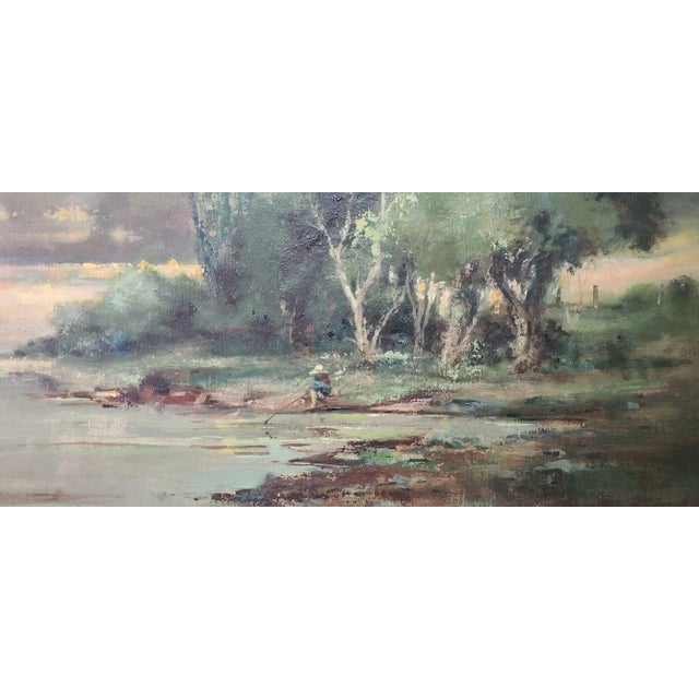 “A Lazy Day” (1939) by G. Patterson – Signed Original Oil on Canvas – Ornate Gilt Frame With Provenance & 1980 Appraisal For Sale - Image 4 of 6