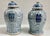 Late 19th Century Large Antique 19th-Century Blue & White Ginger Jars - a Pair For Sale - Image 5 of 6