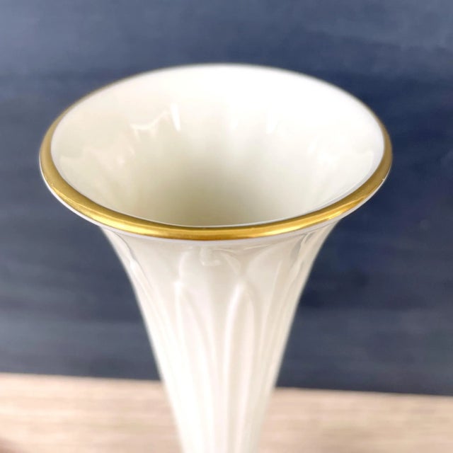 Lenox 1960s Vintage Lenox Tivoli Bud Vases - a Pair For Sale - Image 4 of 7
