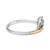 Exquisitely blending timeless grace with modern flair, this diamond arc ring is a testament to classical design reimagined...