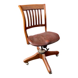 1950s Swivel Desk Chair For Sale