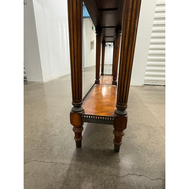 Brown Theodore Alexander Louis XVI Console Table For Sale - Image 8 of 10