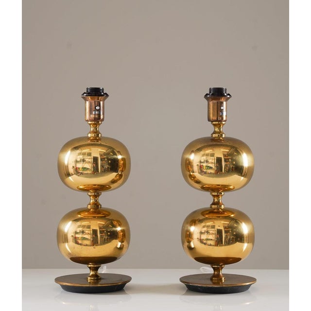 This pair of table lamps, crafted by tranås stilarmatur in the 1960s, exemplifies the timeless elegance of scandinavian...