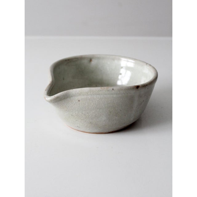 Vintage Studio Pottery Batter Bowl For Sale - Image 10 of 12