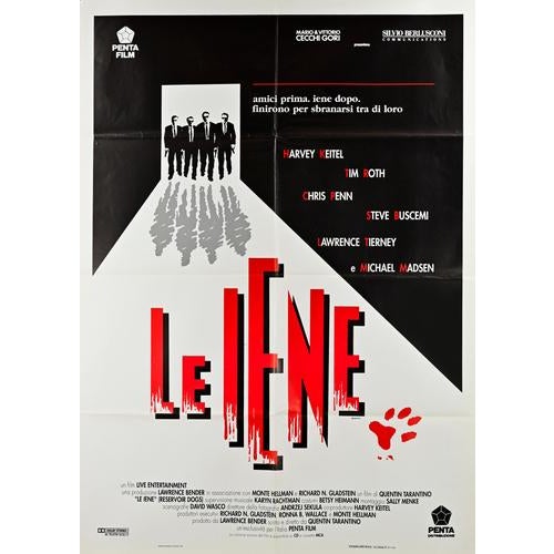 Vintage Reservoir Dogs Poster, Italy, 1990s For Sale - Image 4 of 5