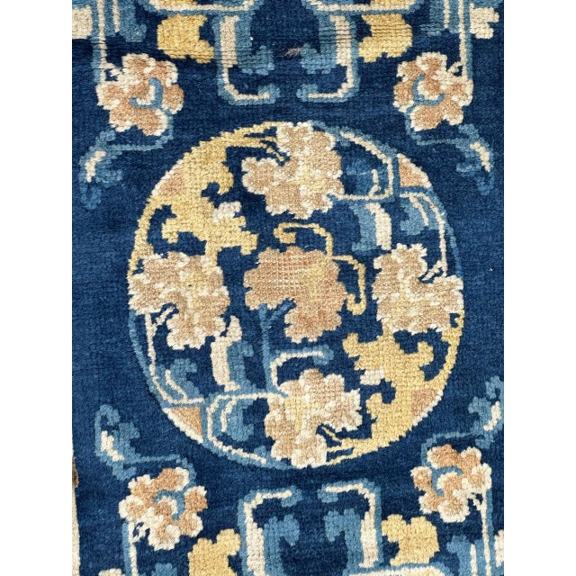 Antique Chinese Cotton and Wool Rug For Sale - Image 13 of 18