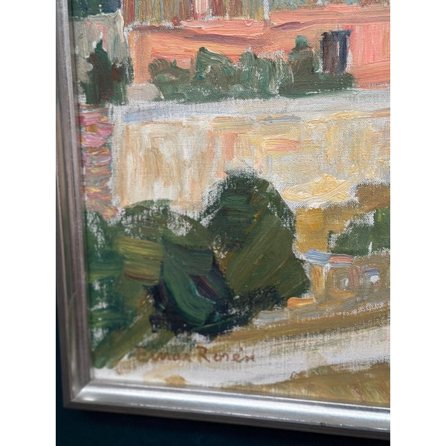 Einar Rosen, View of the City, 1950s, Oil on Panel, Framed For Sale - Image 5 of 18