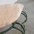Vintage Pink Marble and Green Wrought Iron Coffee Table, 1970s For Sale - Image 10 of 12