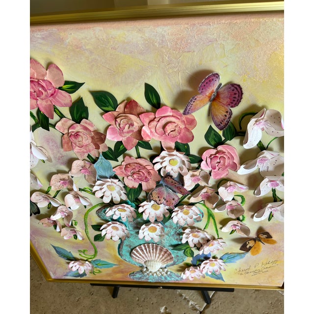 Floral Relief Conservatory Collection, Four Seasons - “Warm Summer” - Designed by Cheryl P. Kohloff For Sale - Image 11 of 11
