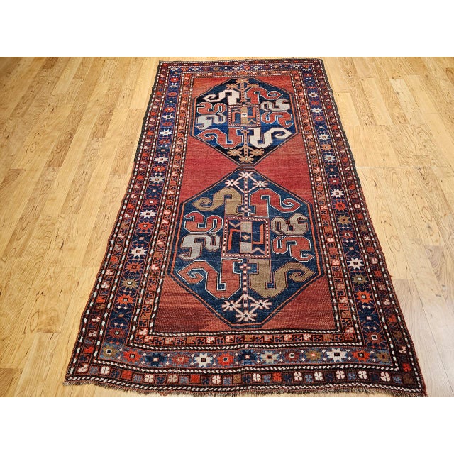 A late 19th century Cloudband Kazak from the village of Chondzoresk in the Karabagh region of the Caucasus Mountains — one...