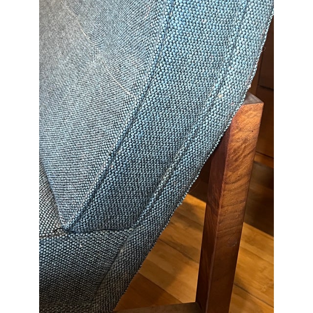 Florence Knoll Tufted Lounge Chairs. Manufactured by Knoll - a Pair For Sale - Image 10 of 11