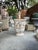A Single French Terracotta Anduze Planter With Antiqued Gray White Finish For Sale - Image 4 of 15