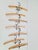 Postmodern Coat Hangers in Brass and Bentwood, 1980, Set of 7 For Sale - Image 6 of 11