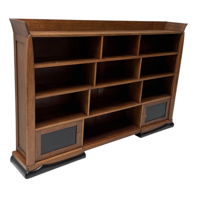 Art Deco Open Bookcase by Paul Bromberg for H. Pander, 1920s For Sale