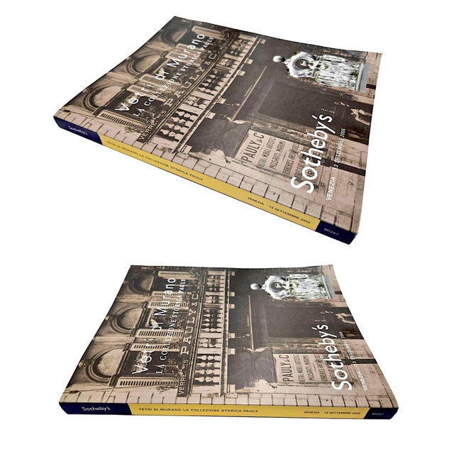 Mid-Century Modern 2005 Sotheby's Auction Catalog, "Vetri Di Murano. La Collezione Storica Pauly", Murano Glass, the Historic Pauly Collection, Venice, Italy For Sale - Image 3 of 16