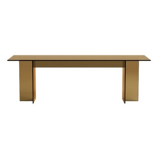 Lounge Table in Bronzed Glass by Lebanto For Sale