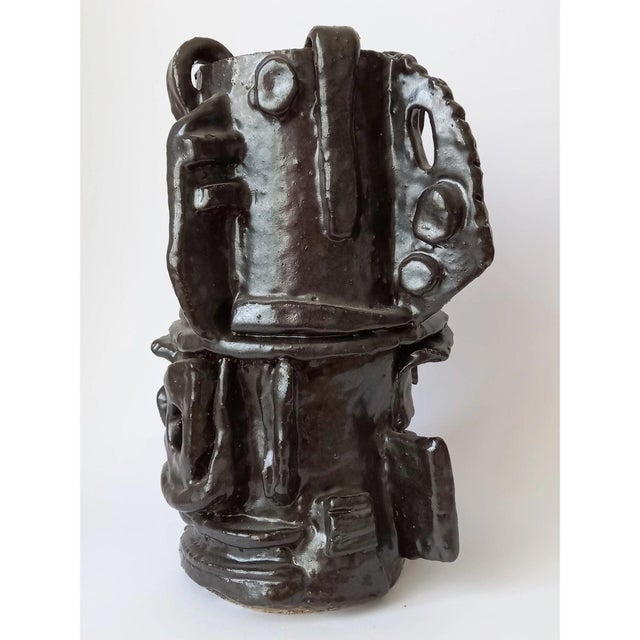Pablo Picasso Pablo Picasso Inspired Sculptural Ceramic Vase For Sale - Image 4 of 9