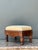Vintage Grasscloth Footstool For Sale - Image 10 of 12