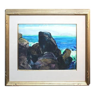 1920s Big Sur "Coastal Scene"- "John O'Shea and Friends" Exhibition, 1993 by John O'Shea For Sale