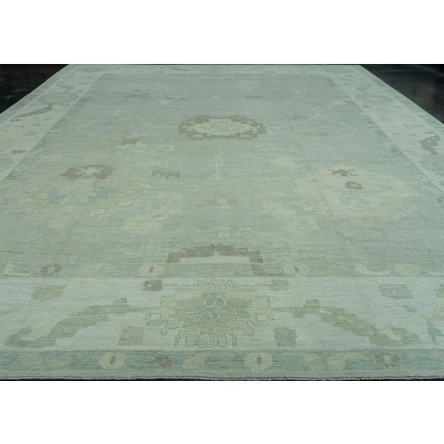Turkish Oushak Rug 14'1" x 19'5" #19385 Explore a curated collection of hallway runners, wool rugs, and handmade...