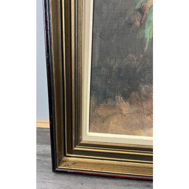 Gold Unknown, Floral Still Life, Canvas, Framed For Sale - Image 8 of 11