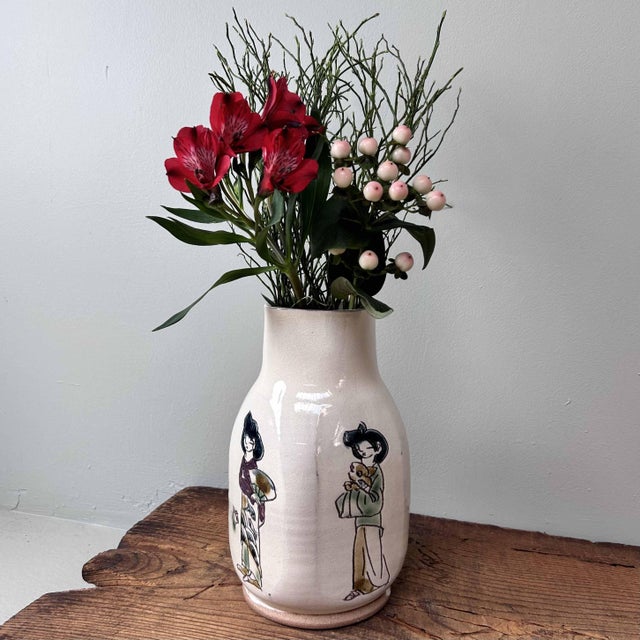 Ikebana Flower Vase by Sakujiro Terao, 1950s For Sale - Image 10 of 18