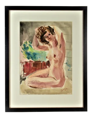 Hernst Stolz, Sitting Nude, 1949