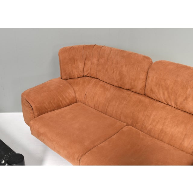 Black Love Seat by Gianfranco Frattini for Cassina, Italy, 1987 For Sale - Image 8 of 18