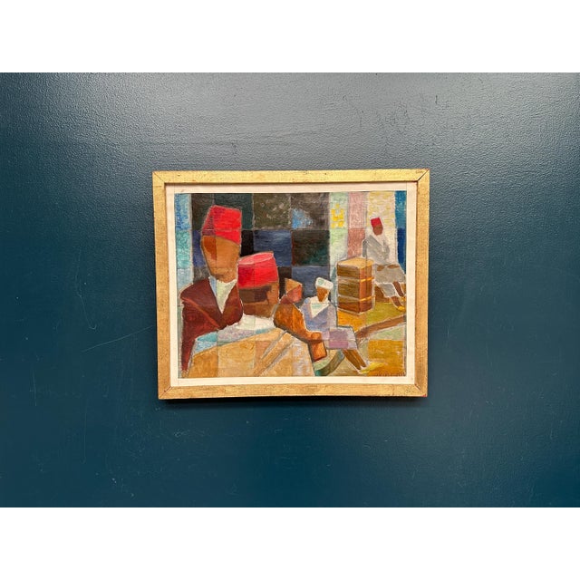 Olle Von Schewen, På gatan i Tetuan, Oil on Canvas For Sale - Image 13 of 18