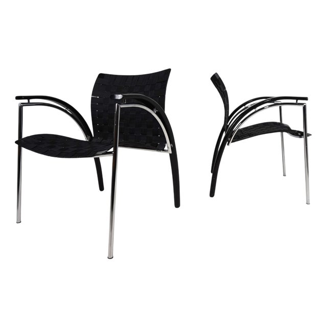 Vintage Lounge Chairs by Peter Maly, 1980, Set of 2 For Sale