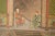 "Imperial Palace", Large Vintage Painted Chinese Screen For Sale - Image 11 of 18