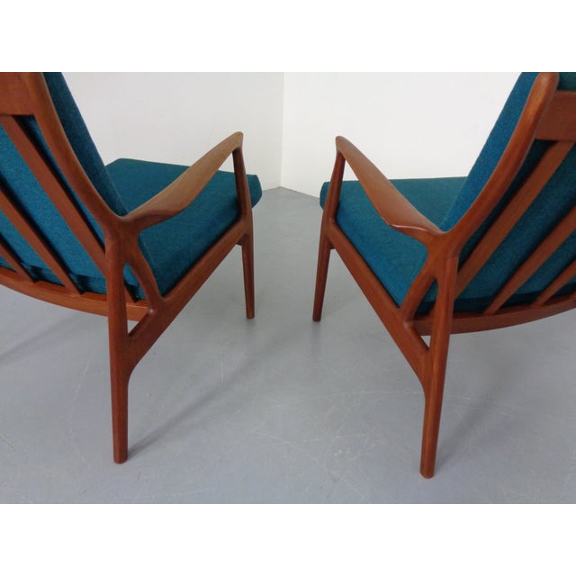 Set of Vintage Teak Armchairs, 1960s For Sale - Image 15 of 18